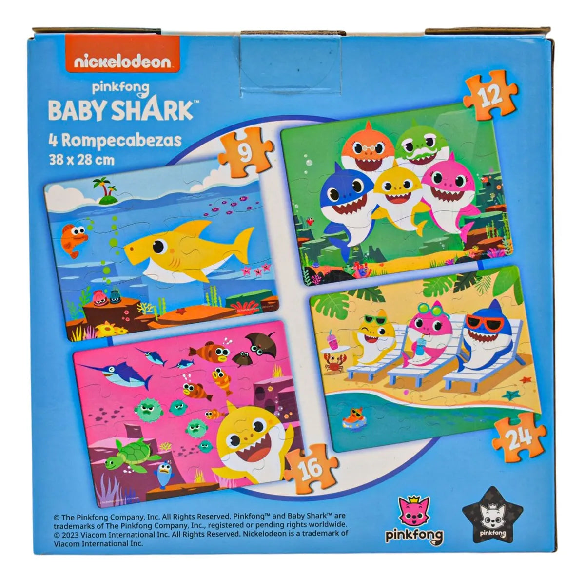 Rompecabezas Pack Baby Shark Y Trolls 60 Pz C/u Novelty