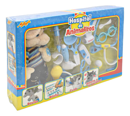 Hospital De Animalitos Con Peluche Raton Al Azar Mi Alegria Multicolor
