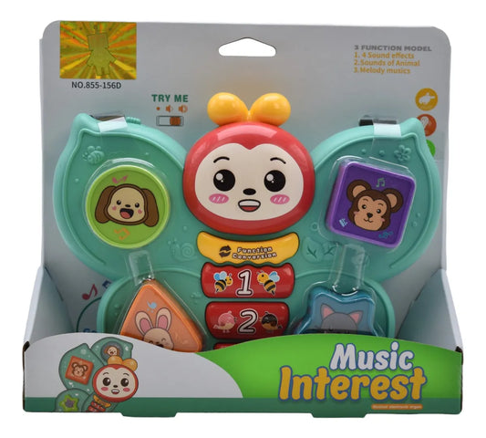 Music Interest Mariposa Interactiva Luz Y Sonidos 12 Meses