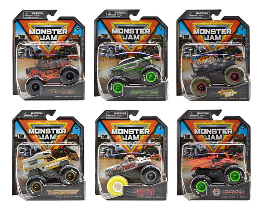 Monster Jam Pack 6 Vehiculos Serie 33 #3 Spin Master Cf Multicolor