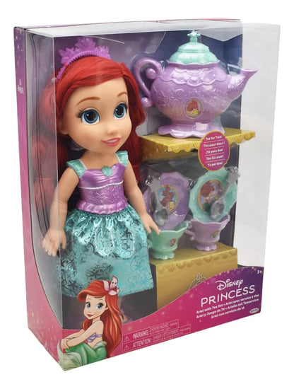 Disney Princesa Pack 4 Muñecas Con Juego De Te Jakks Pacific