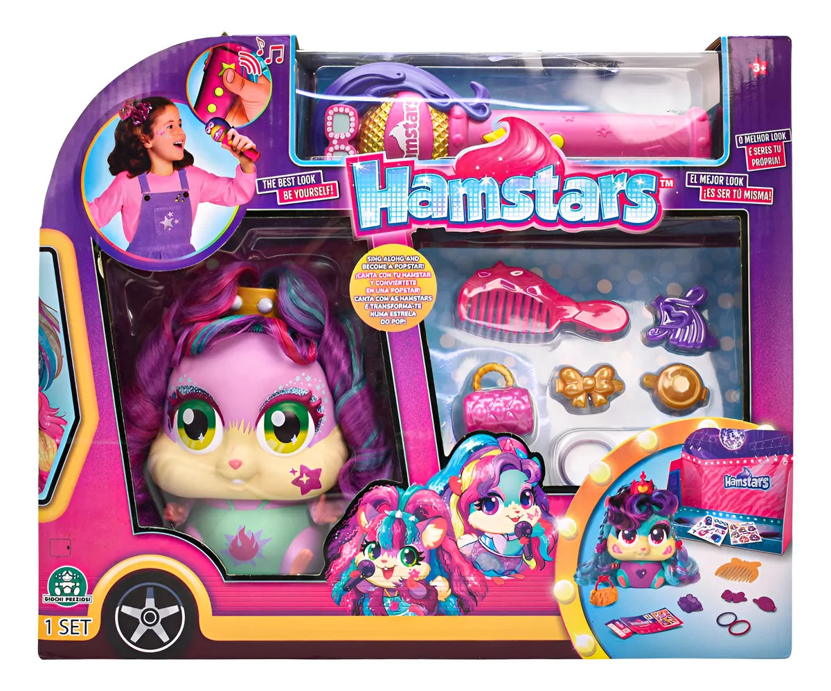 Hamstars Popstars World Tour Cloe Famosa Cf Lila