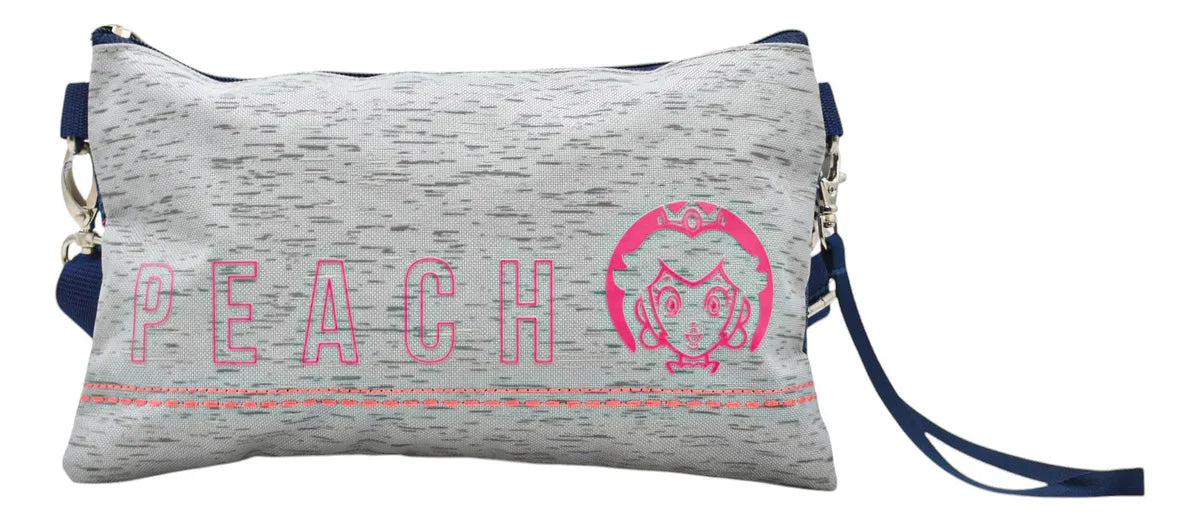 Bolso Super Mario Peach Estampado 1862575 Chenson Gris Estampado Metal Azul