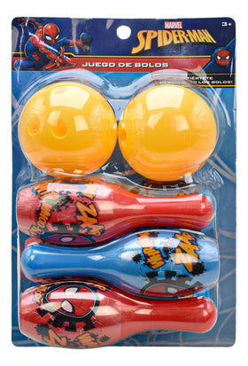 Marvel Spider-Man and Justice League Bowling Set 8pc Toymark Spider-Man/Justice League