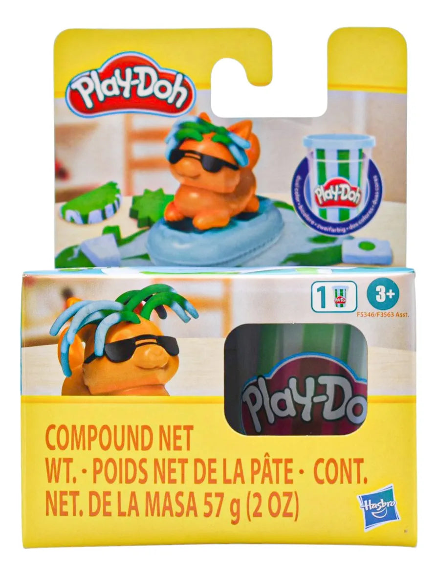 Play-doh Pack 3 Moldes De Animales 171 G Hasbro Color Multicolor