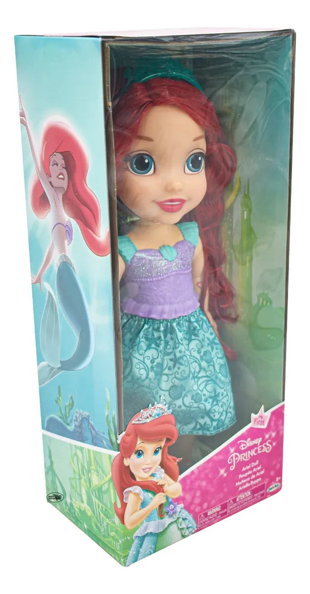 Disney Princesa My First Ariel Vestido Verde 35cm Jakks