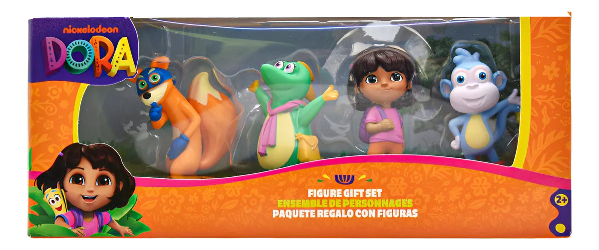 Dora Paquete De Regalo Con Figuras Set 4 Pz 6cm Spin Master