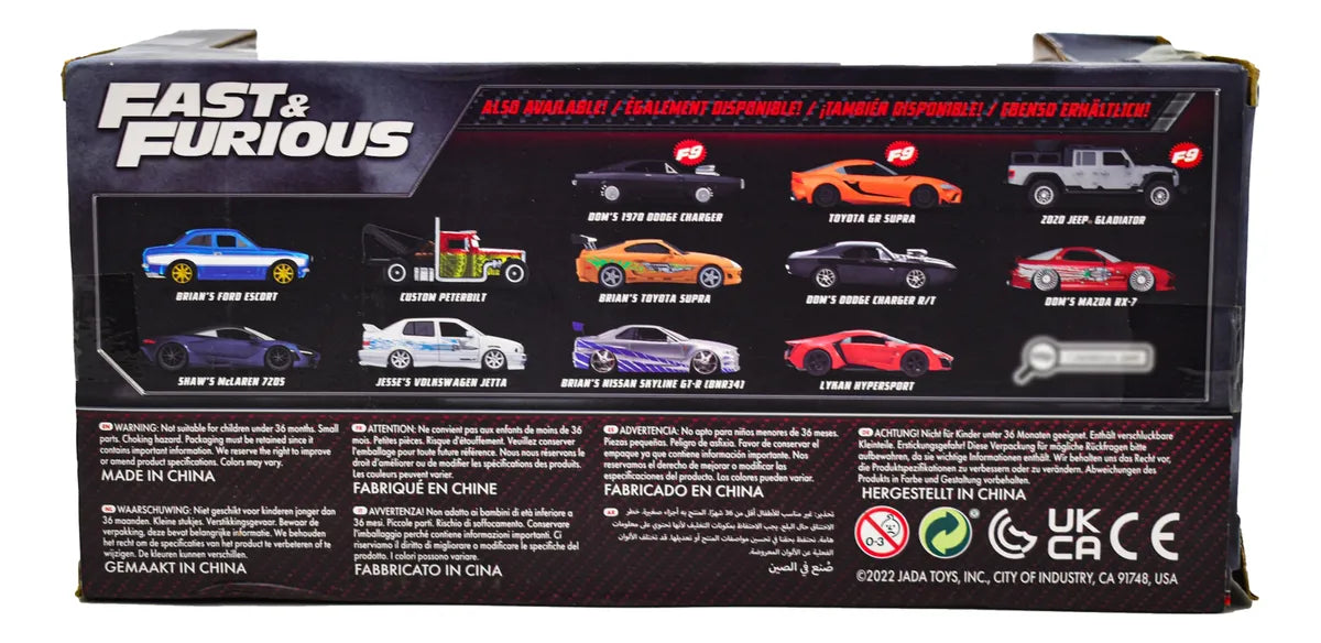 Fast And Furious Lettys Chevrolet Corvette 1:24 Jada Cf Rojo