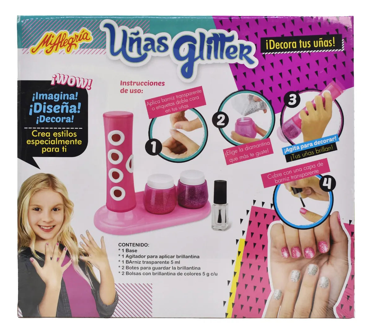 Uñas De Diamante Juego De Manicure Mi Alegría