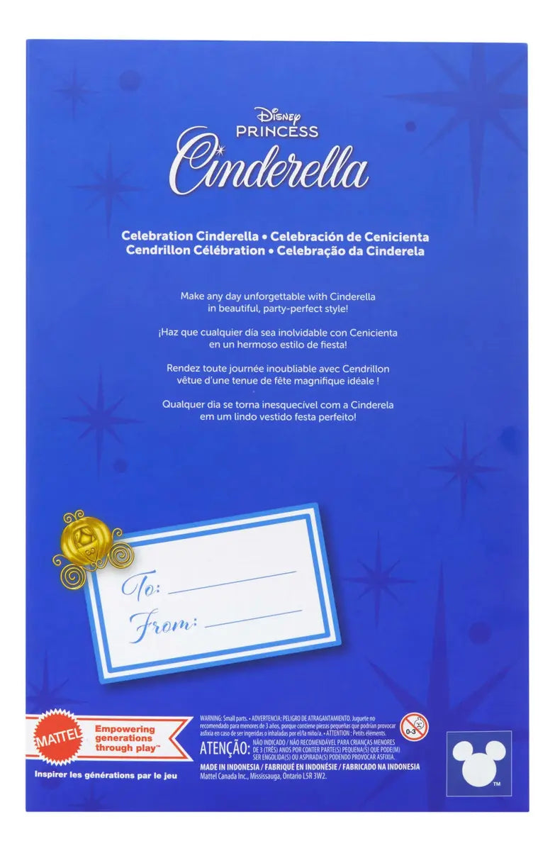 Disney Princesa Birthday Celebration Cenicienta Jcr78 Mattel