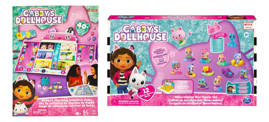 Gabbys Dollhouse Set Juego Adornos Y Meow Mazing Spin Master
