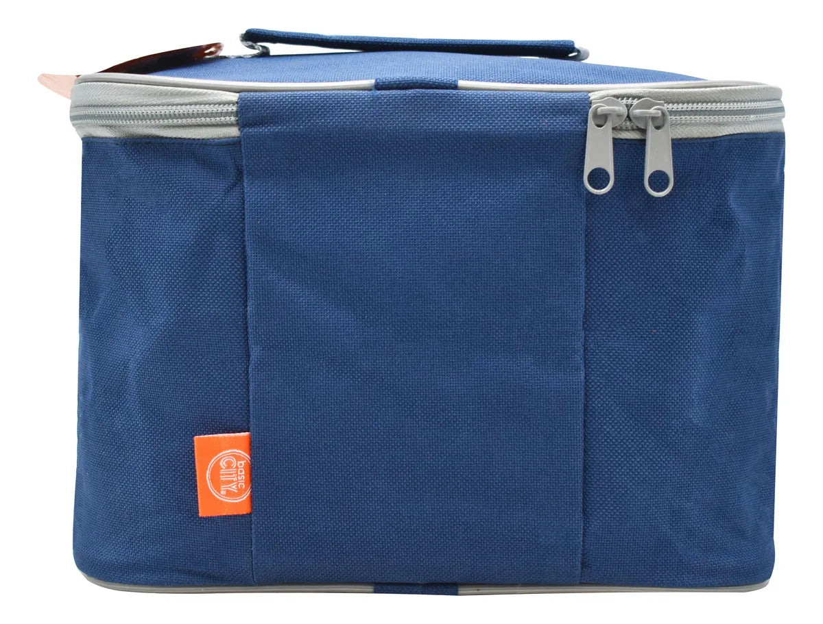 Lonchera De Poliéster Azul Marino Lb15bc-18x Basic City Azul Marino Liso
