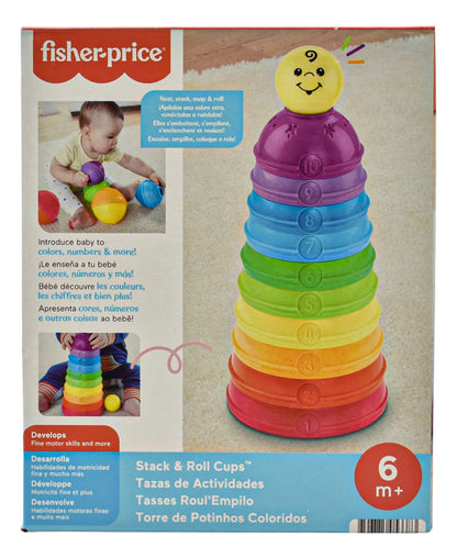Tazas De Actividades Y Juguete De Apilar Aritos Fisher Price Multicolor