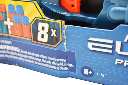 Nerf Elite 2.0 Prospect Qs-4 8 Dardos Hasbro Cf Azul