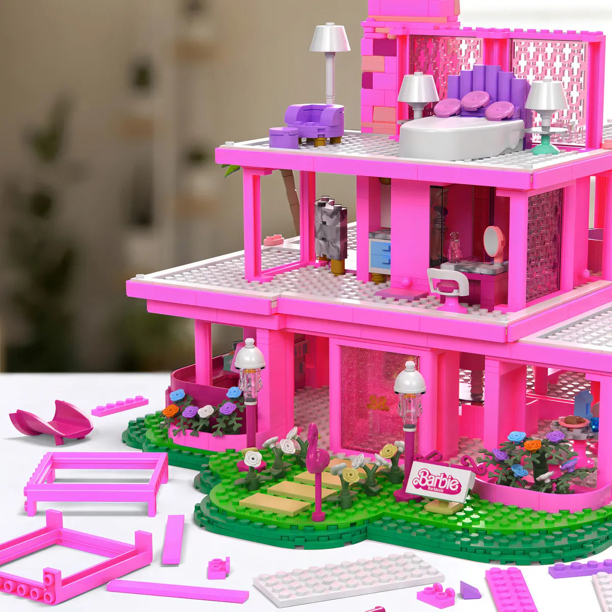 Mega Construx Barbie La Casa De Los Sueños Cantidad de piezas 1795