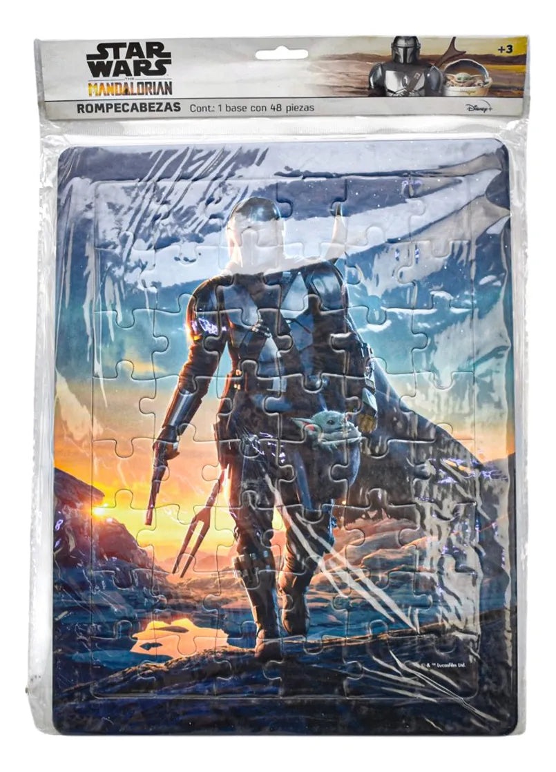 Star Wars Pack 12 Rompecabezas Surtido 48pz C/u Bestway