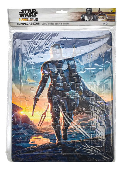 Star Wars Pack 12 Rompecabezas Surtido 48pz C/u Bestway