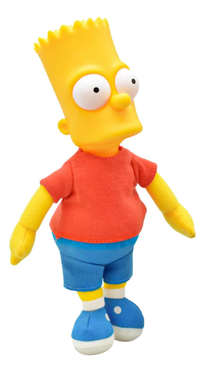 Los Simpsons Pack 2 Peluches Homero Y Bart Jakks Pacific Amarillo