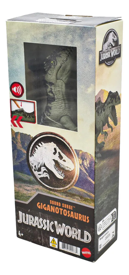 Jurassic World Sound Surge Pack 2 Figuras Con Sonido Mattel