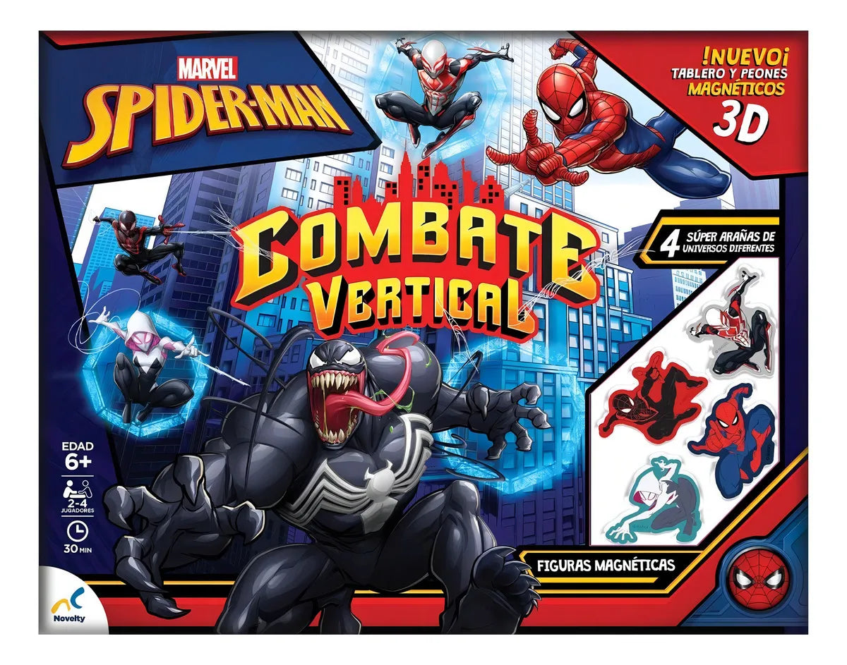 Marvel Spiderman Juego De Mesa Combate Vertical Novelty Da