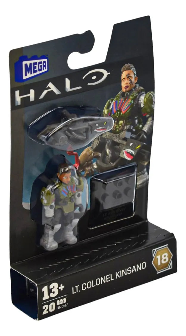 Halo Pack 5 Figuras 102pz Serie 18 Mega Construx 102