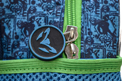Mini Back Pack Max Steel Going Turbo Estampado Glitter 98481 Ruz Con Detalle Azul Glitter
