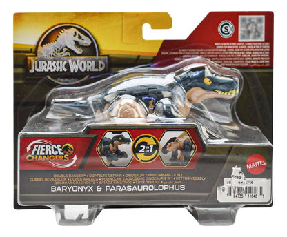 Jurassic World Fierce Changers Pack 4 Dinosaurs #2 Mattel