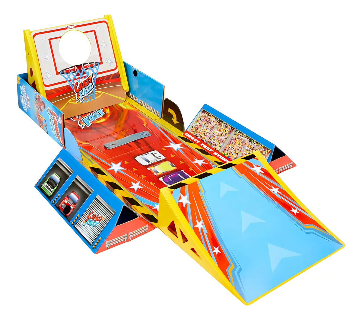 Crazy Fast Pista 4 En 1 Dunk Stunt Game Set Little Tikes Color Multicolor