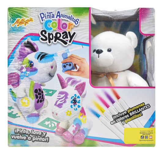 Pinta Animalitos Color Spray Oso Mi Alegria