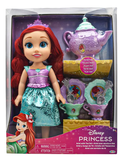 Disney Princesa Pack 4 Muñecas Con Juego De Te Jakks Pacific