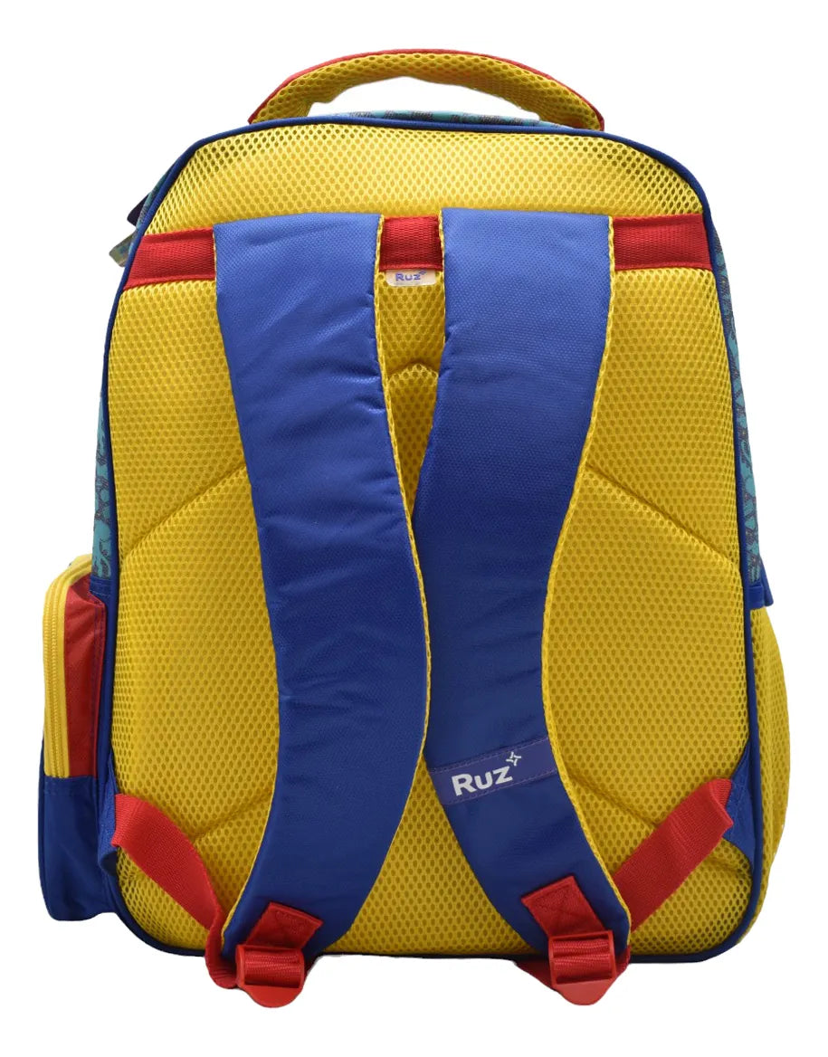 Disney United States This Quest Kit 2pc Primary Backpack 162413 Ruz Blue/Yellow 3D