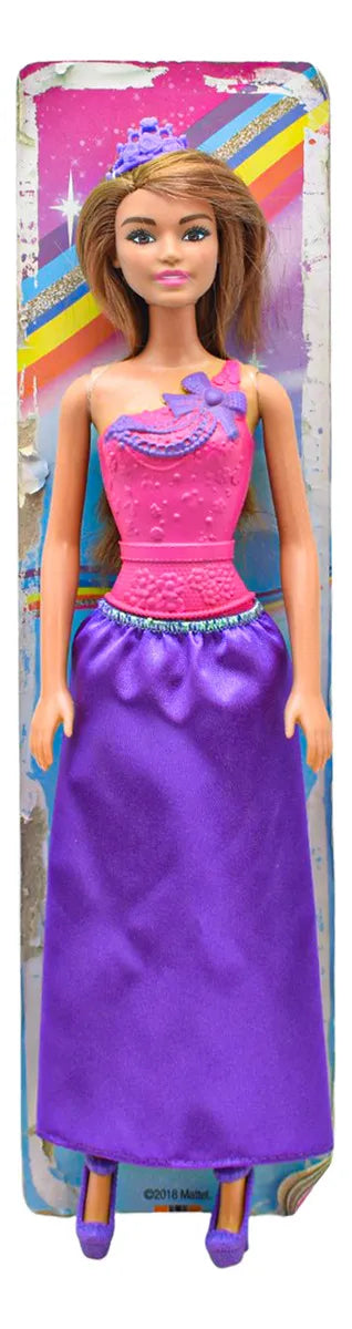 Barbie Princesa Fantasia 30 Cm Morena Mattel Cd