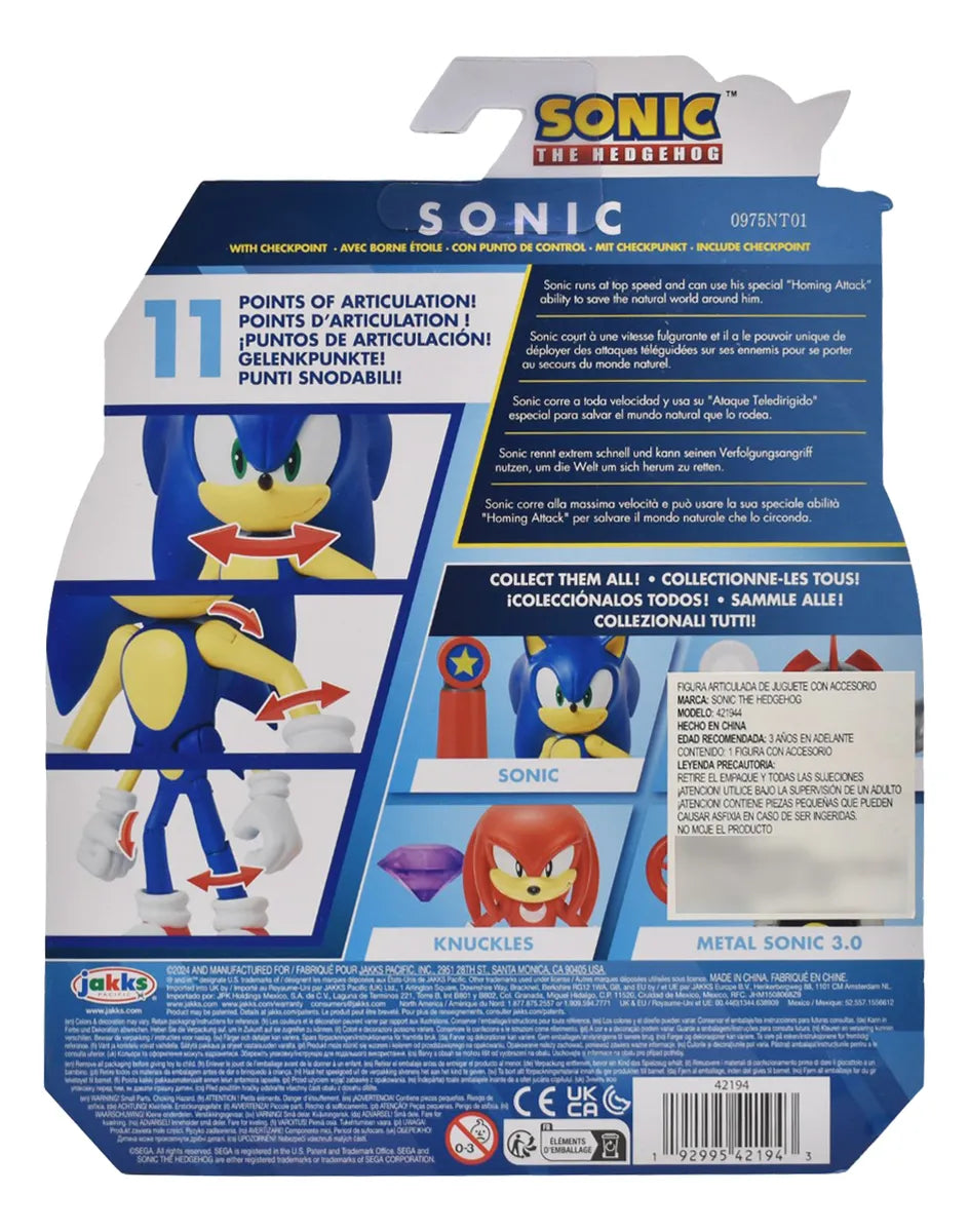 Sonic The Hedgehog Sonic Pack 2 Figuras 9cm Jakks Pacific
