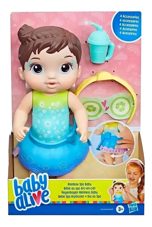 Baby Alive Bebe Spa Multicolor 25cm 4 Accesorios Hasbro