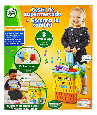 Cesta De Supermercado Escanea La Compra 14pz Leapfrog
