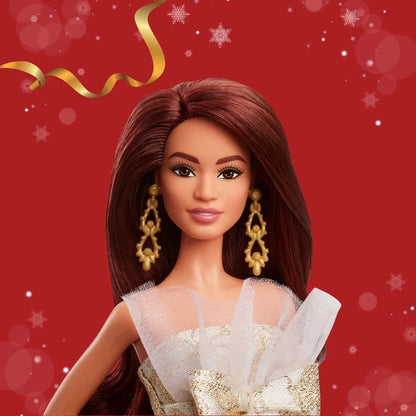 Barbie Signature Holiday 2025 Cabello Castaño Jbh97 Mattel