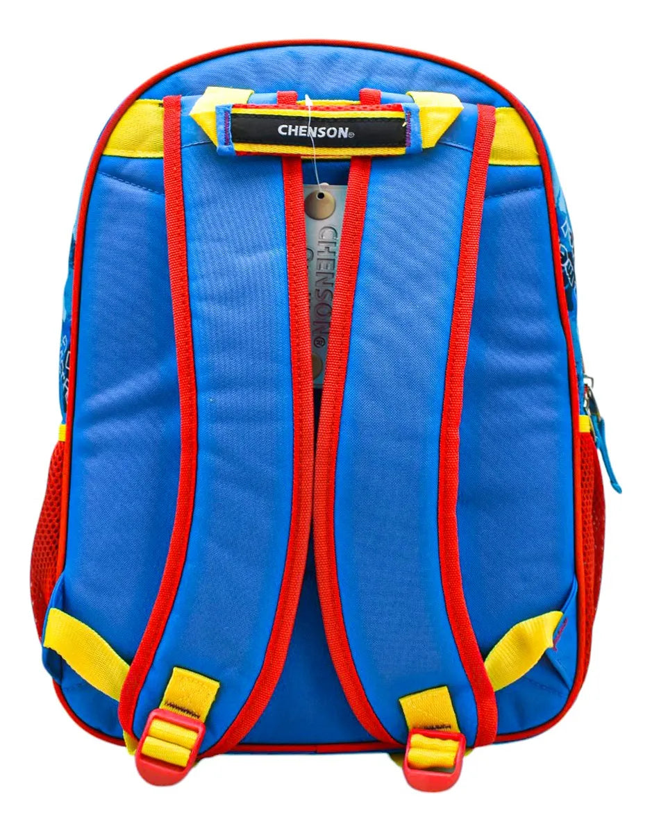 Mochila Super Mario Estampado 3d Mb64600 Primaria Chenson Con Detalle Multicolor 3d