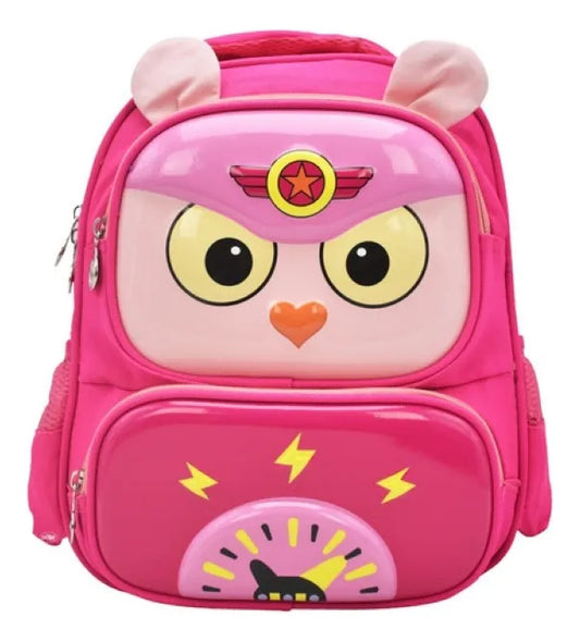 Mochila Lechuza Mini Backpack 3d Rosa Ll23kbm021