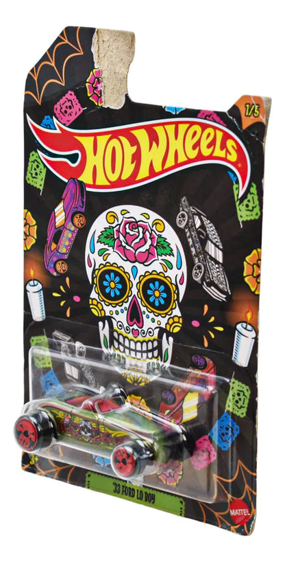 Hot Wheels Dia De Muertos 33 Ford Lo Boy 1:64 Mattel Cd Verde