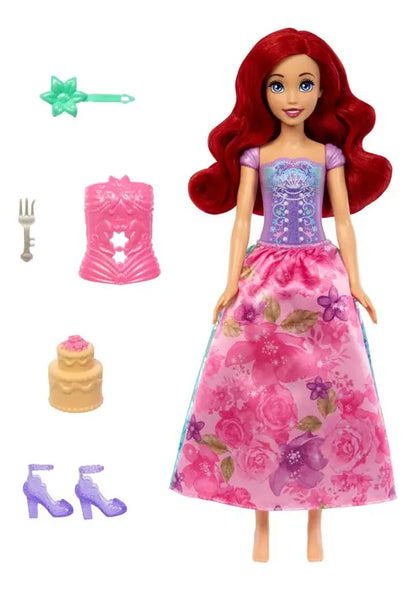 Disney Princesa Spin And Reveal Muñeca Ariel 29cm Mattel