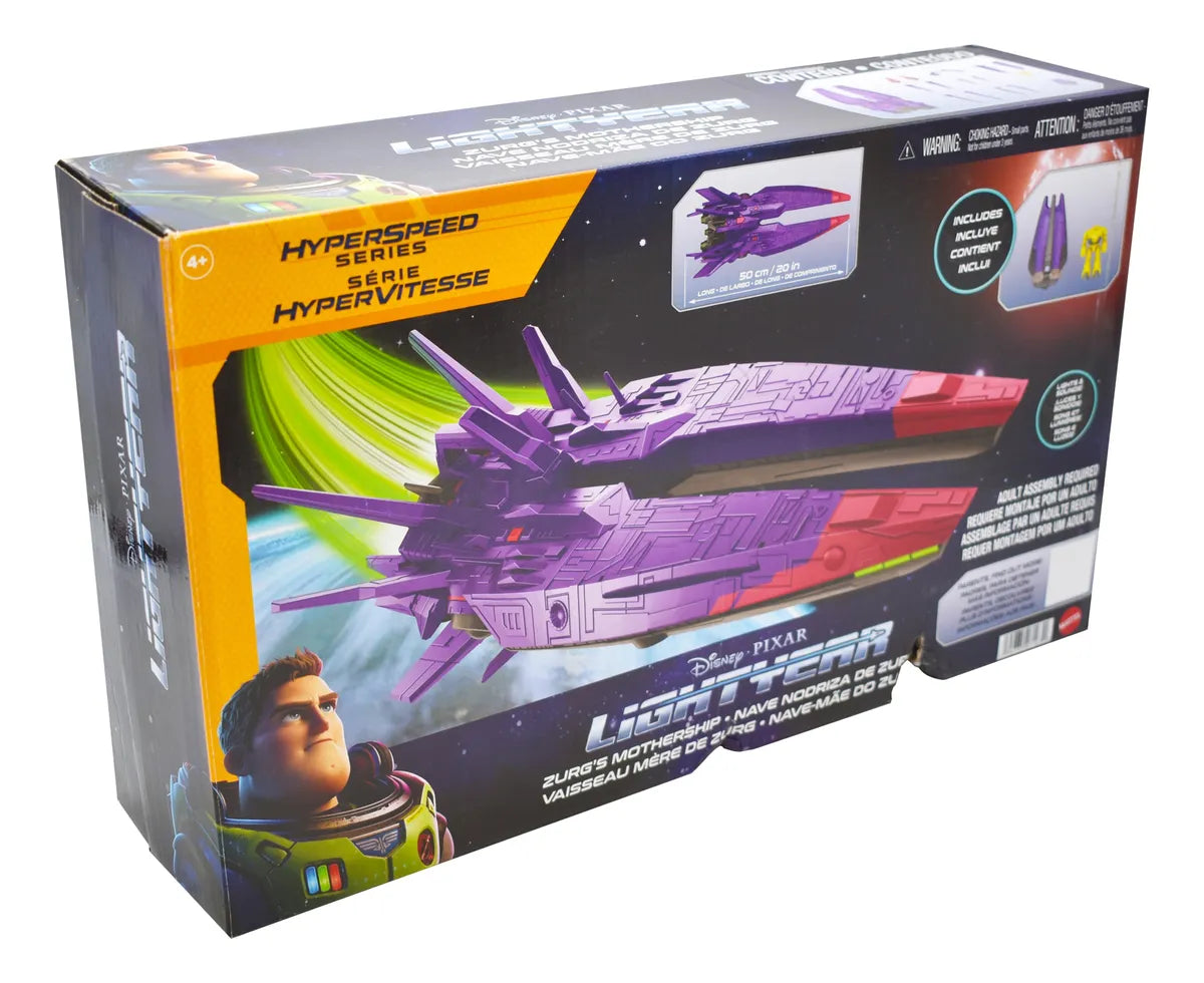 Disney Lightyear Nave Nodriza Zurg Hyperspeed 50cm Mattel Cd