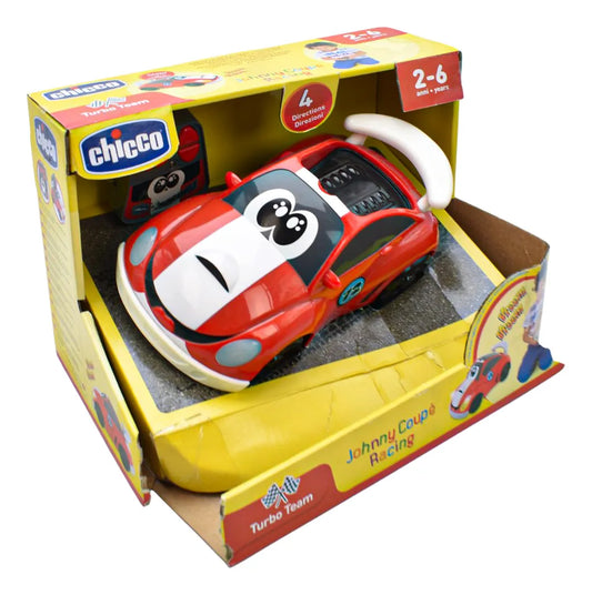 Johnny Coupe Racing Radio Control Con Luz Y Sonido Chicco Cf Rojo Jhonny Coupe