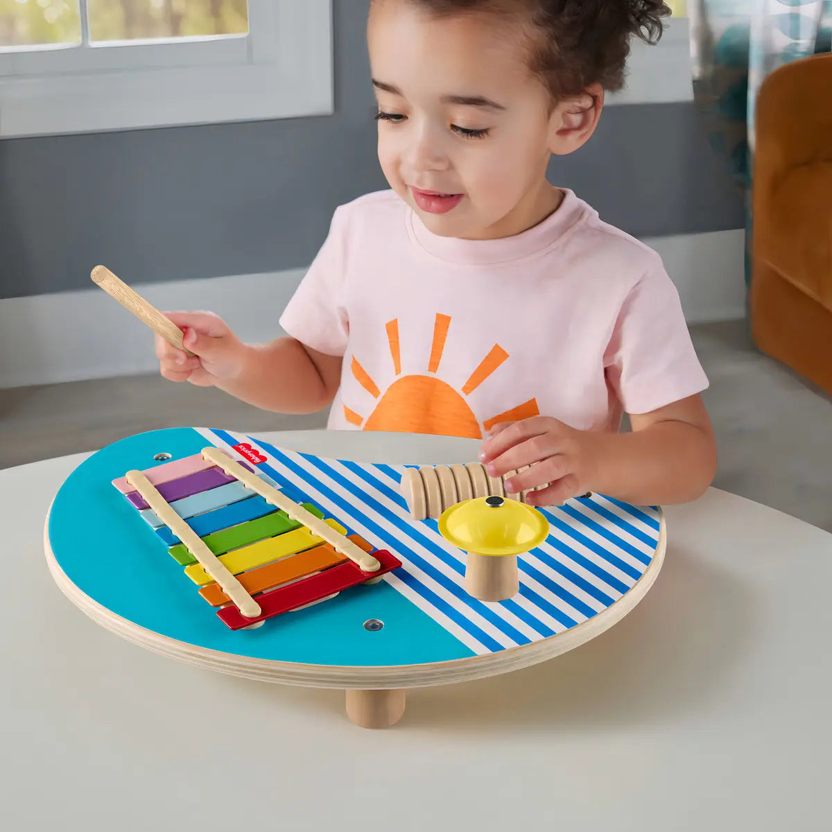 Mesa De Musica De Madera 3 En 1 Para Niños Fisher Price