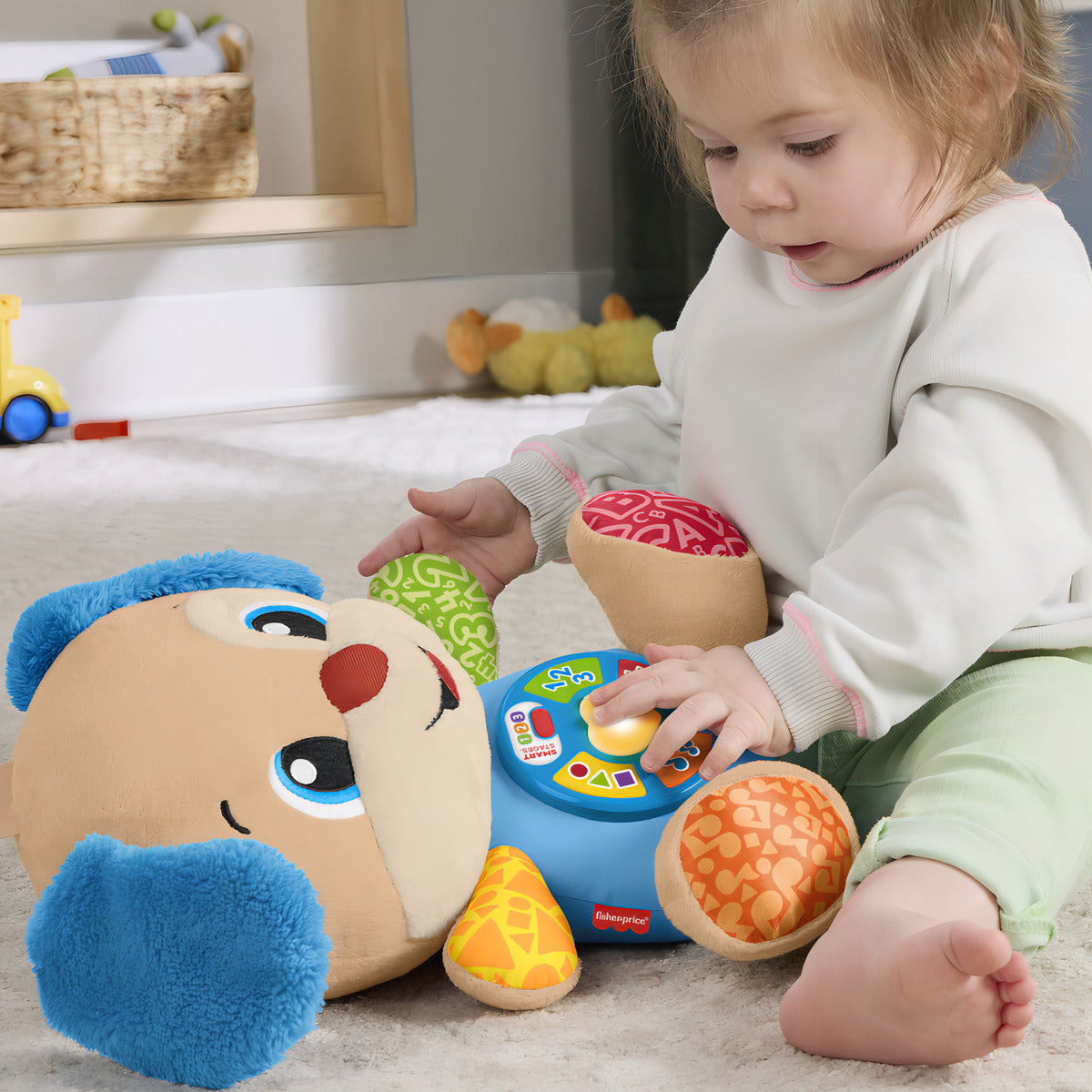 Fisher-Price Ríe y Aprende Juguete Perrito Aprende Conmigo