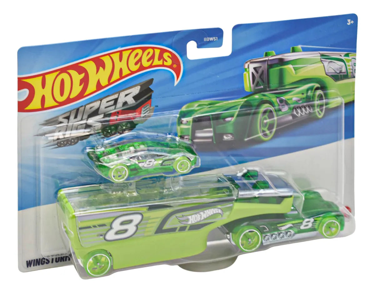 Hot Wheels Super Rigs Pack 6 Vehículos 1:64 Mattel Multicolor
