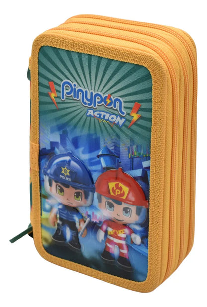 Mochila Pinypon Action Kit 5pz Primaria 15982 Famosa Verde Etampado