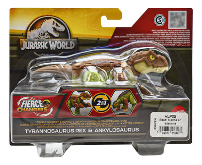 Jurassic World Fierce Changers Pack 4 Dinosaurs #2 Mattel