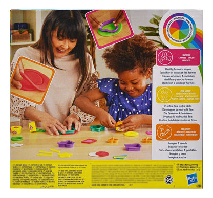 Play Doh Formas 6 Botes Y 9 Moldes 170g Hasbro Multicolor
