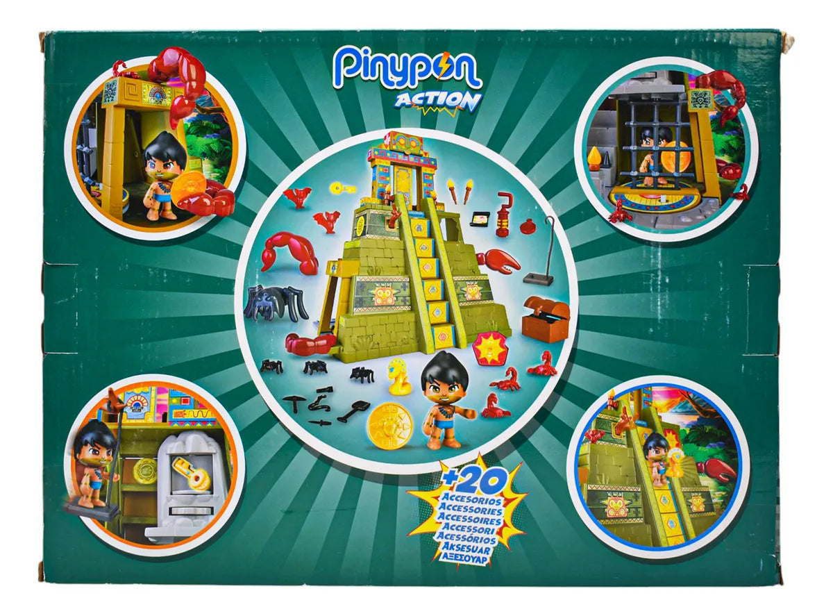 Pinypon Action Trampas En Piramide 20 Accesorios Famosa Da