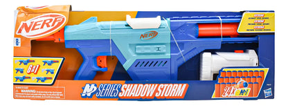Nerf N Series Lanzador Shadow Storm 24 Dardos Hasbro Cf Azul